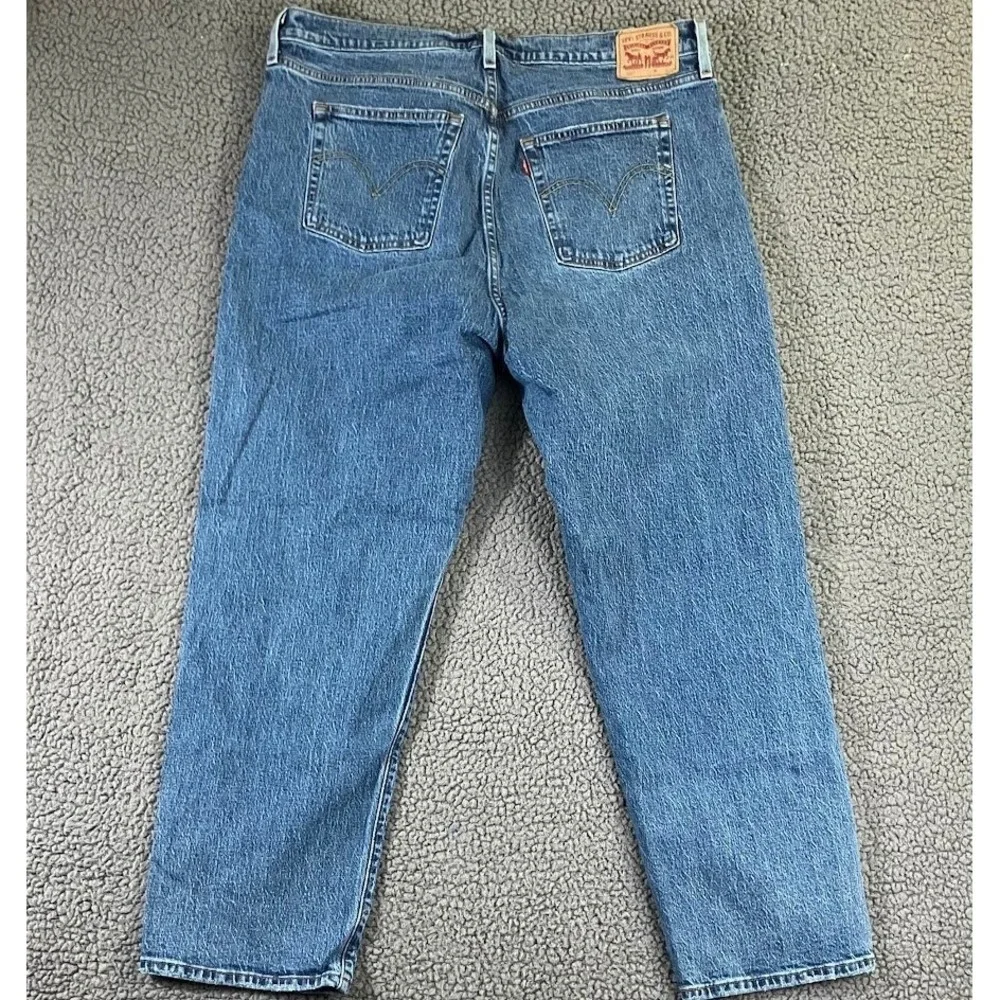 Levis‎ 501 Original Fit Mens 38x28 Medium Wash Blue Straight Leg Jeans